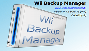 Wii Backup Manager 0.4.5 build 78